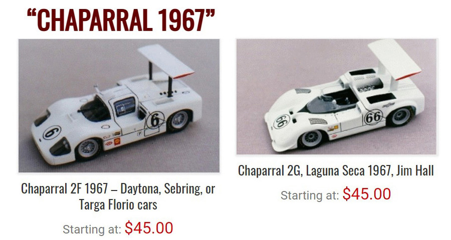 1/43 MARSH MODELS – Chaparral 2C Nassau 1965 | お手付きモデルズ